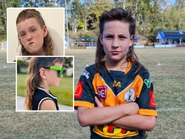 Brisbane kids mullet cup images. Picture: Supplied