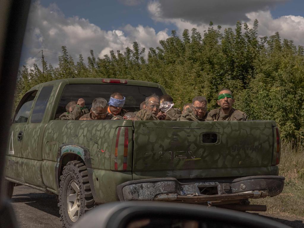 Ukraine launched an offensive surprise into the Russian border region of Kursk capturing over two dozen towns and villages in the most significant cross-border attack on Russian territory since World War II. Picture: AFP