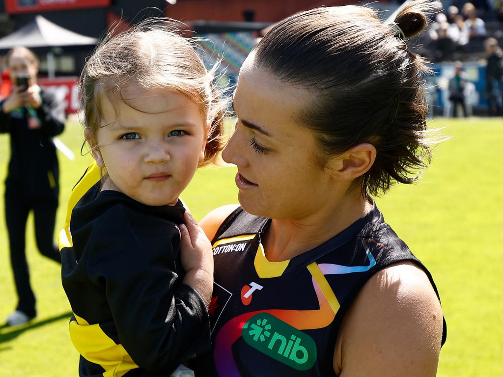 Kate Dempsey with daughter Pippa. Picture: Getty Images