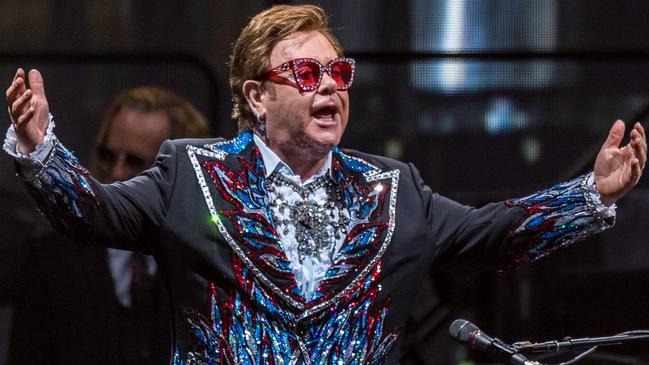 Elton John has said he has no plans to tour again, but is open to a residency. Picture: Jake Nowakowski