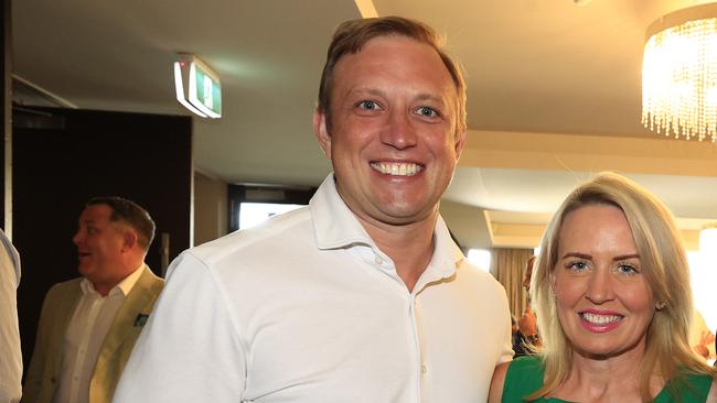 Premier Steven Miles and Kate Jones in 2023. Picture: Adam Head