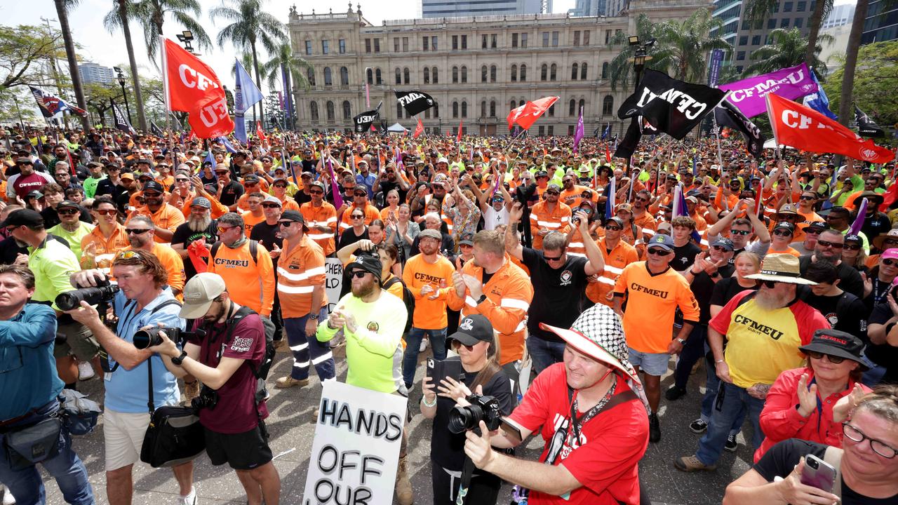 Union protests haven’t helped. Photo Steve Pohlner