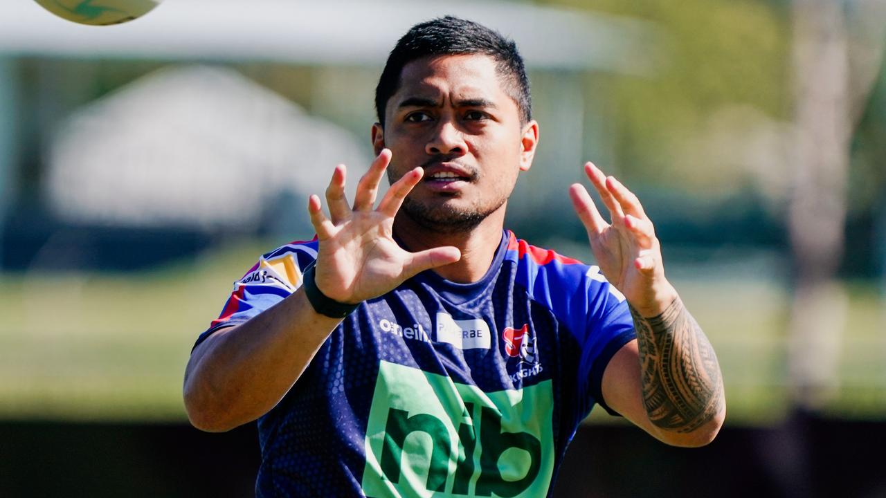 Anthony Milford will make his NRL return for the Knights against his former club Brisbane on Thursday night. Picture: Newcastle Knights.