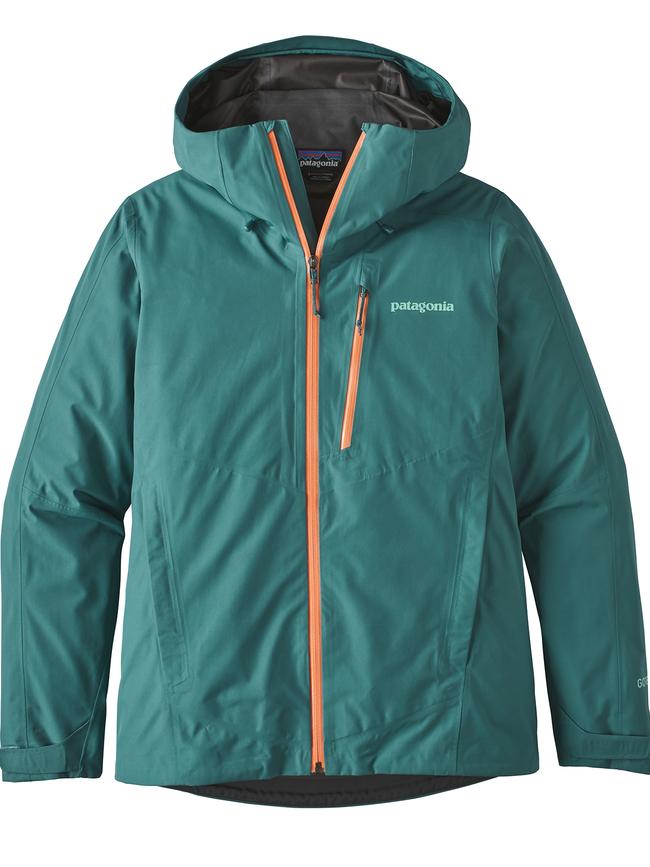 Patagonia's recycled plastic rain jacket.