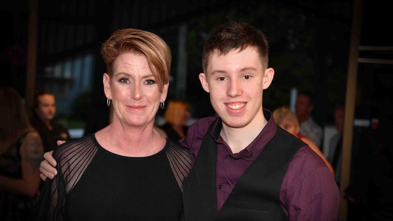 Toni and Oliver at Caloundra State High School formal. Picture: Patrick Woods.