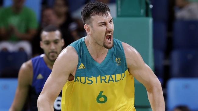 Australia's Andrew Bogut earned a perfect 10.