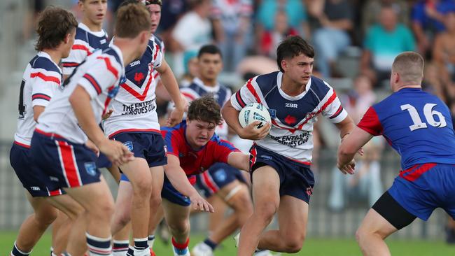 Smith was awarded man of the match in the Andrew Johns Cup grand final win over Newcastle. Picture: Sue Graham
