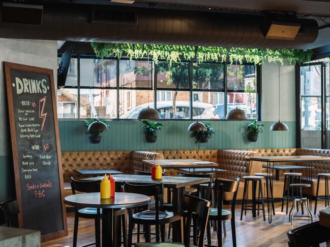 The interior of Bender's Bar, South Brisbane