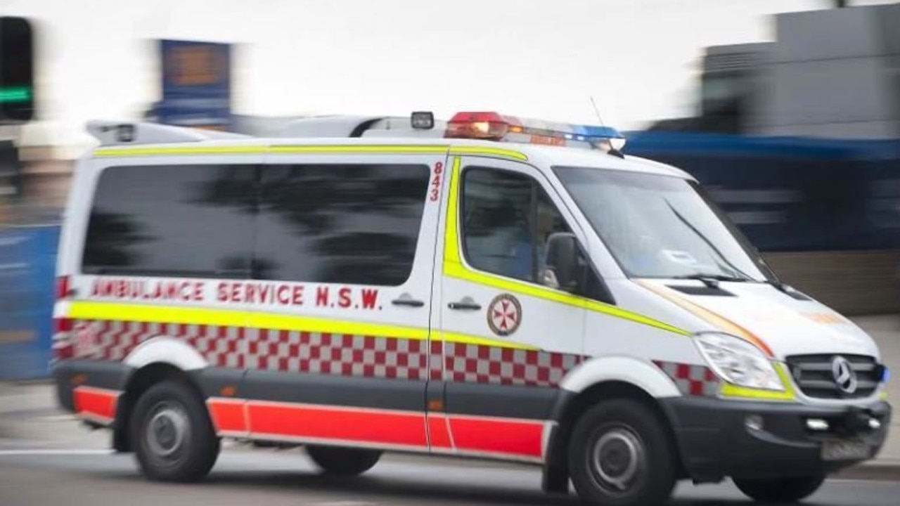 A woman died after a car she was travelling in collided with a bus in Parramatta.