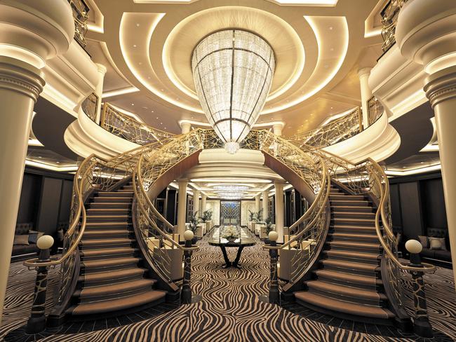 Inside Regent Seeven Seas Explorer.