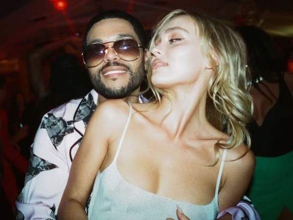 Lily-Rose Depp and The Weeknd star in The Idol. Picture: Binge