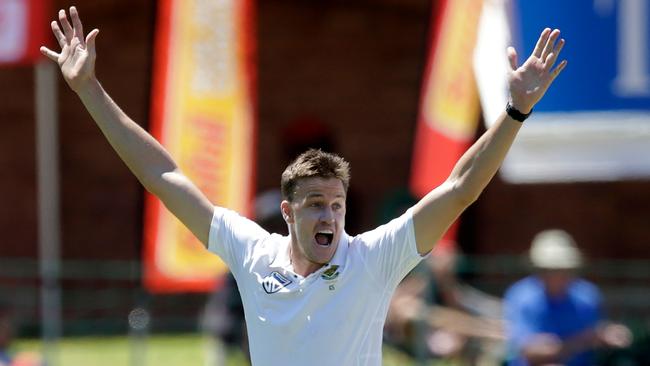 Morne Morkel celebrates a wicket during his career with South Africa. Picture: AFP PHOTO/GIANLUIGI GUERCIA