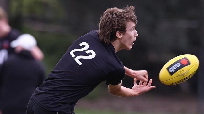 Judson Clarke training at Trevor Barker Oval in Sandringham on Monday. Photo by Michael Klein.