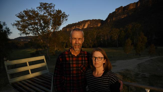 Locals Darren and Sarah Denmead. Picture: Dean Sewell / Oculi for The Australian