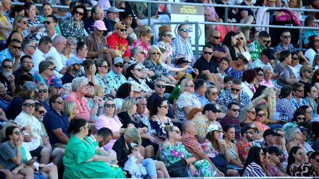 An estimated 1000 guests turned out for Liam Hampson’s funeral. Picture: David Clark