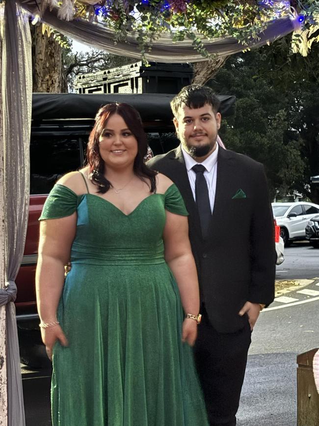 Students arrive at the Hervey Bay State High School formal.