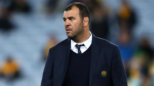 Wallabies coach Michael Cheika needs his side to win the next two games. Picture: Getty Images