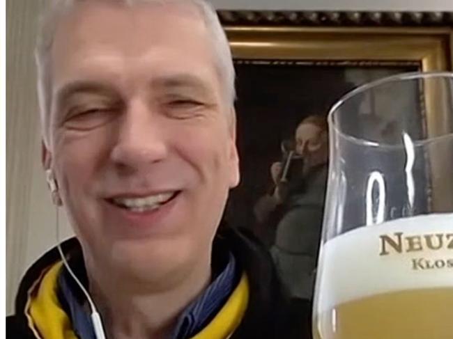 Stefan Fritsche's brewery Neuzeller Klosterbräu has created a sustainable, powdered beer. Picture: Channel 7 / The Latest