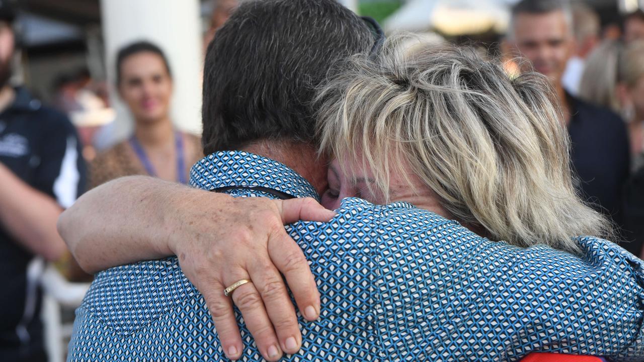 Emotional Clarke family after the horse they train Playoffs wins the Darwin Cup 2022. Picture: (A)manda Parkinson