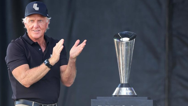 Greg Norman has confirmed he will be replaced as LIV Golf chief executive. Picture: David Cannon/Getty Images