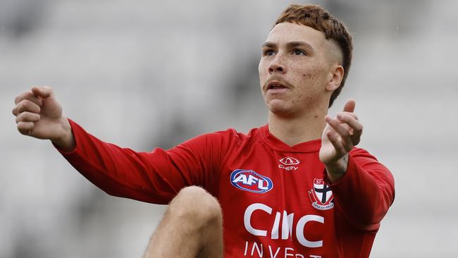 St Kilda forward Lance Collard will miss the rest of his debut season after he was suspended for six weeks for directing homophobic slurs at opponents in the VFL. Picture: Michael Klein