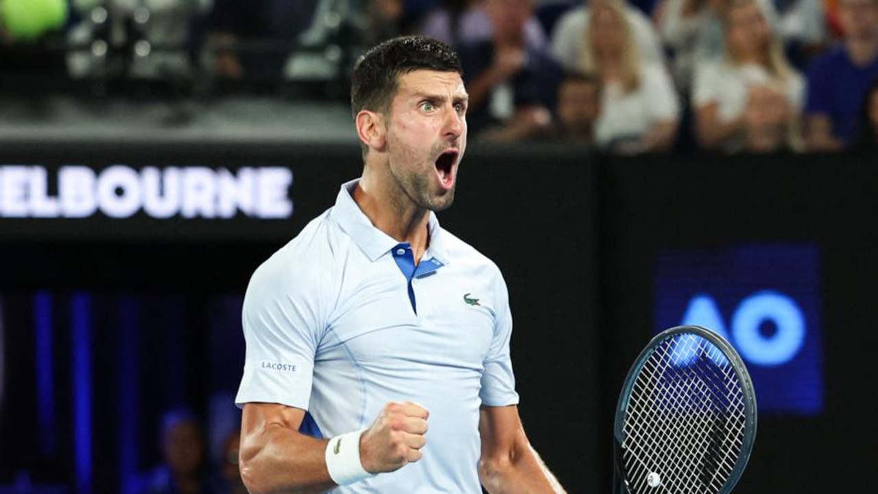 Novak Djokovic is gunning for an 11th Australian Open title. Picture: AFP