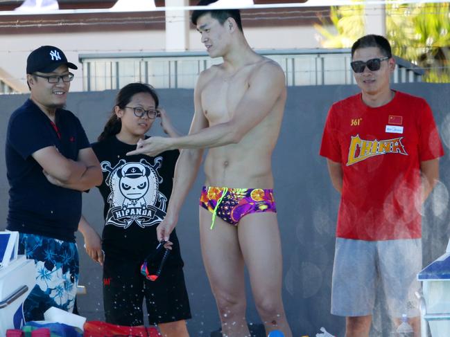 Yang training at Miami on the Gold Coast. Picture: Nigel Hallett