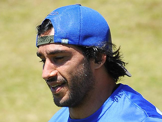 NQ Cowboys training at 1300Smiles stadium. Johnathan Thurston