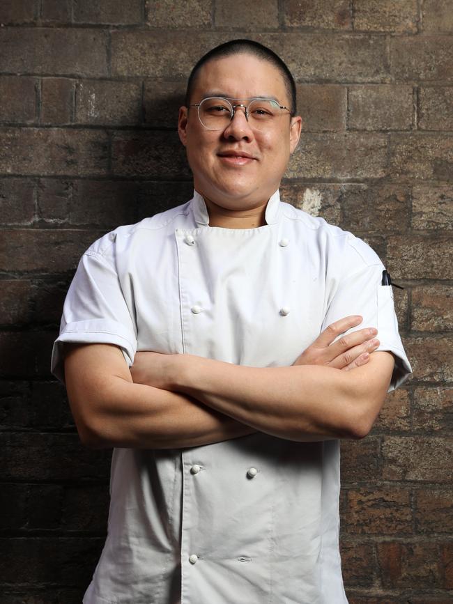 Chef Dan Hong put on more than 6kg during last year’s lockdown. Picture: Jonathan Ng