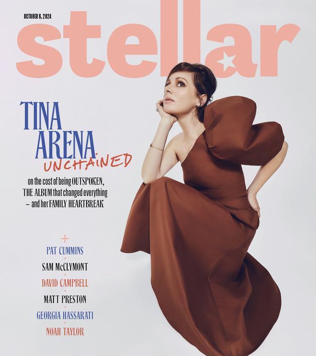 Tina Arena is on the cover of this Sunday’s Stellar. Picture: Bernard Gueit