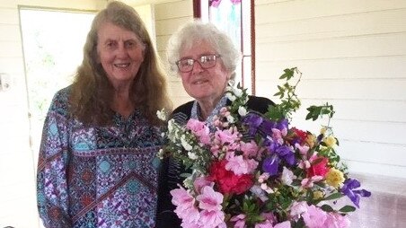 Moira Franklin is pictured here at the Gleniffer church with good friend Pat Schofield.