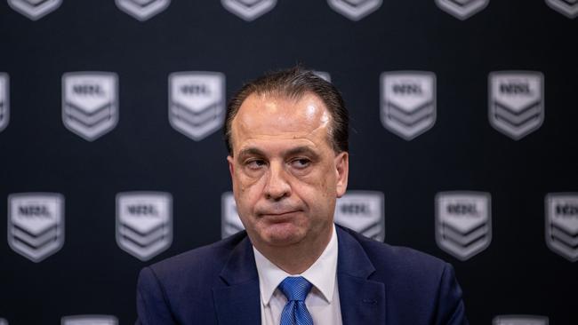 Australian Rugby League Commission Chairman Peter V’landys. Picture: AAP Image/James Gourley