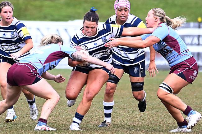 Premier women club rugby between Brothers and Norths Saturday May 25, 2024. Picture, John Gass