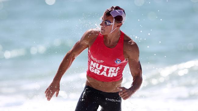 2013 Kelloggs Nutrigrain Ironman and Ironwoman series trials at Salt Beach, Kingscliff Matt Bevilacqua in action for Mooloolaba