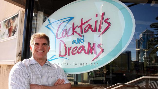 Then Cocktails and Dreams nightclub owner Lino Girardi in the nightclub’s former iteration in 2009. He celebrates 35 years of the venue this weekend.