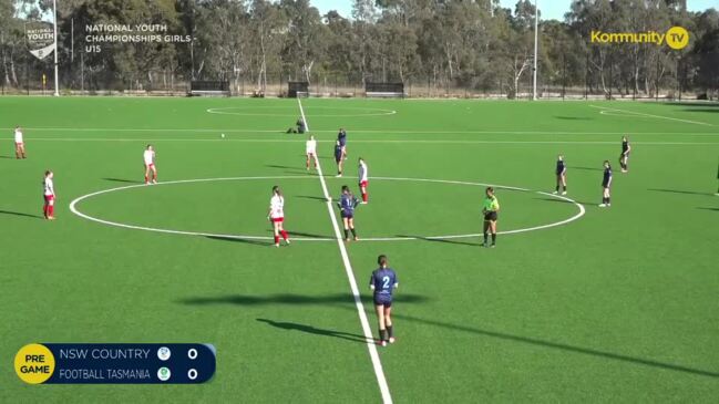 Replay: NSW Country v Football Tasmania (U15 placement match) - Football Australia Girls National Youth Championships Day 5