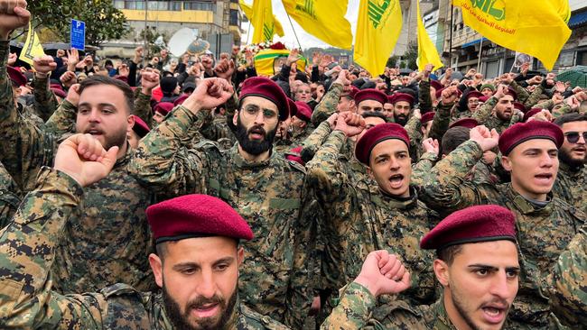 Hezbollah has grown from Iranian puppet to regional powerhouse, helping to prop up the Syrian president, Bashar al-Assad, with its paramilitary in the fight against Isis while training Houthi rebels in Yemen and militias in Iraq. Picture: Mahmoud Zayyat/AFP