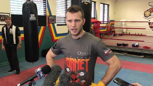 Jeff Horn spars with last man to beat Crawford