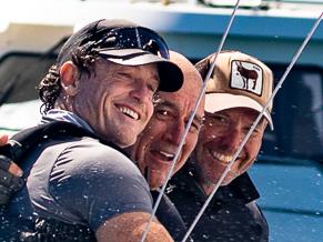 The winners of the world Etchells. Picture: Nic Douglass