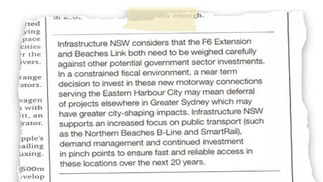 An extract from page 139 of the State Infrastructure Strategy 2018-2038 report.