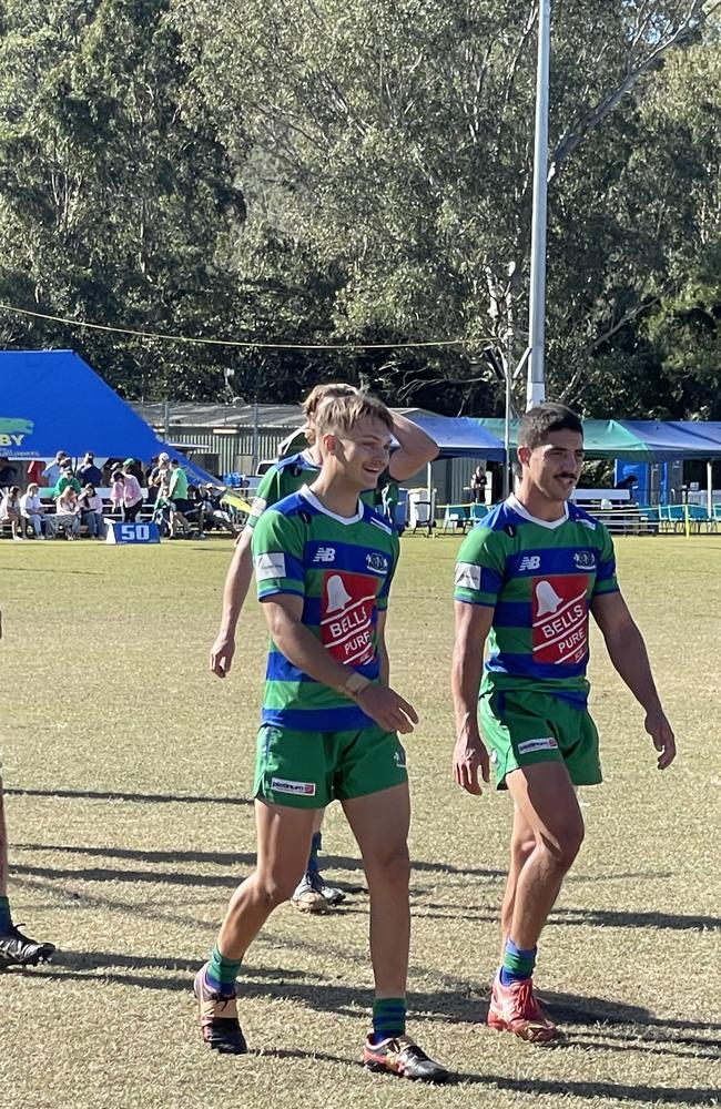 GPS Colts 1 heroes. Left to right: Rhonan Jensen, Gus Rosanowski.