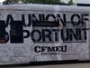‘Atrocious’ CFMEU tram ad catches govt by surprise