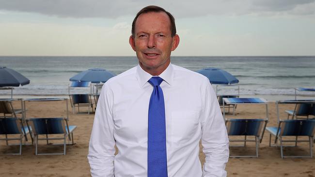 Tony Abbott said GetUp! owed an apology to every ­volunteer lifesaver. Picture: Jane Dempster