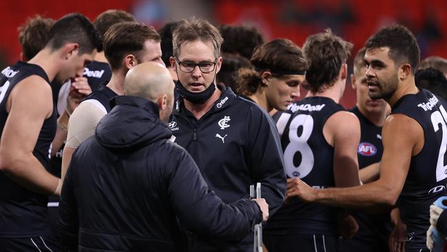 The pressure is growing on Carlton coach David Teague.