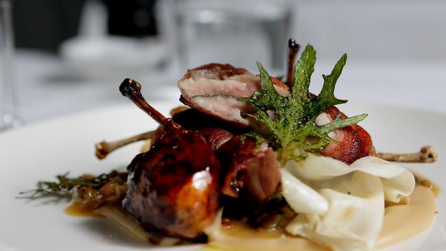 Stokehouse City’s quail saltimbocca