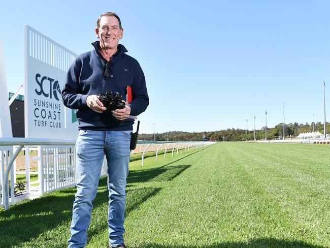 Sunshine Coast Turf Club track manager Murray Weeding is approaching 22 years at the helm. Picture: Patrick Woods.