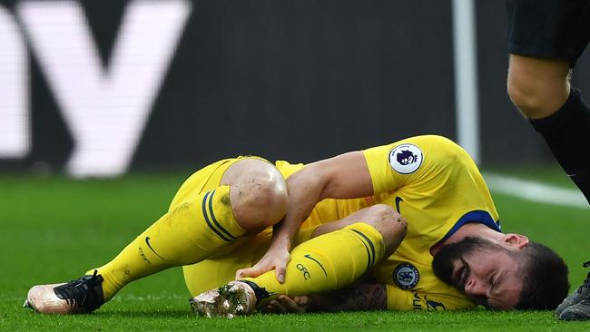 The injury to Olivier Giroud won’t please Blues fans though.