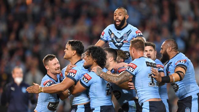 The Blues sealed their fourth series win in five years last year. Picture: NRL Photos