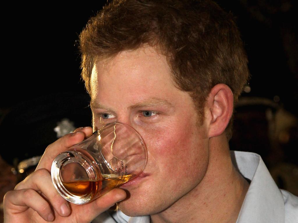 It took a lot of hard drinking to earn Harry the honorary title of the Party Prince. Picture: Chris Jackson-Pool/Getty Images