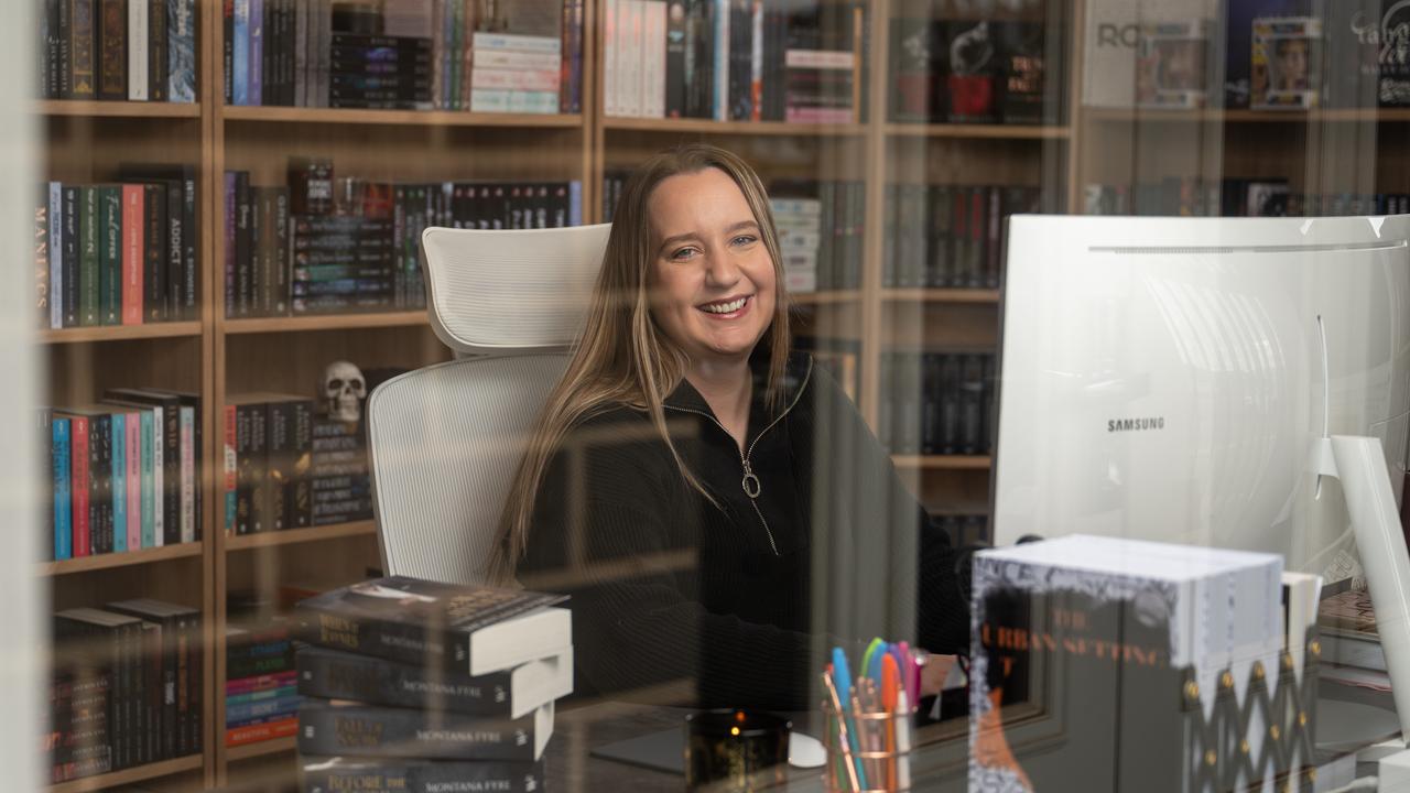 Montana Fyre is a local indie romance author and had lots of success in recent years. Picture: Naomi Jellicoe